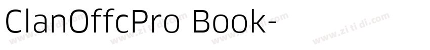 ClanOffcPro Book字体转换